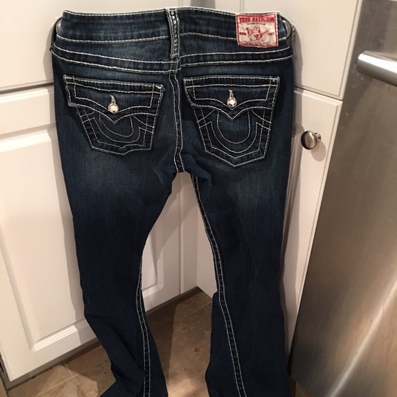True Religion Disco Joey Big T Swarovoski crystal