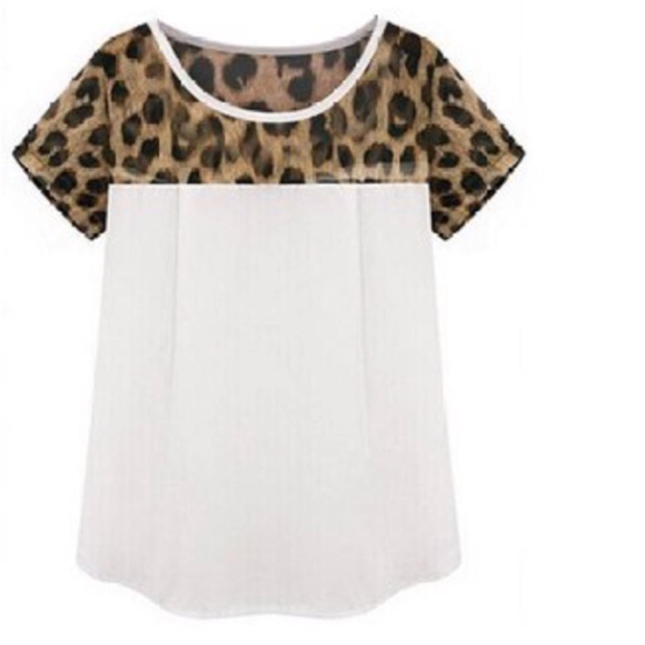 HOST PICK Leopard Chiffon Blouse - Picture 2 of 5