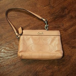 Peach Coach Wristlet