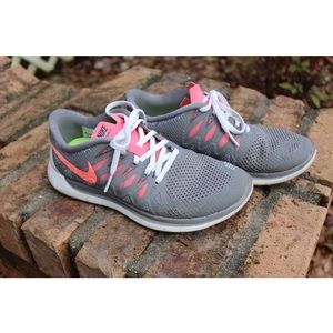🎉Host Pick🎉Nike Pink/Grey Free 5.0