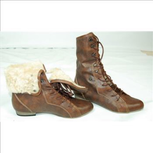 MUST GO Steve Madden Faux Fur Ankle Boots NWOT