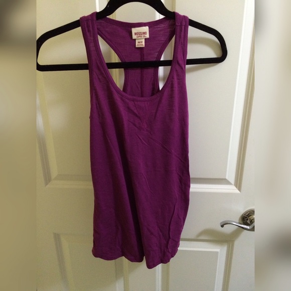 Purple sporty tank