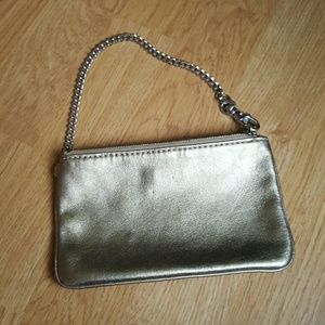 Gold Metallic Michael Kors Wristlet