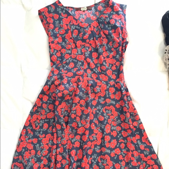 Eva Franco Poppy Flower Dress