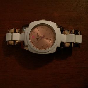 Kate Spade watch, white and rose gold