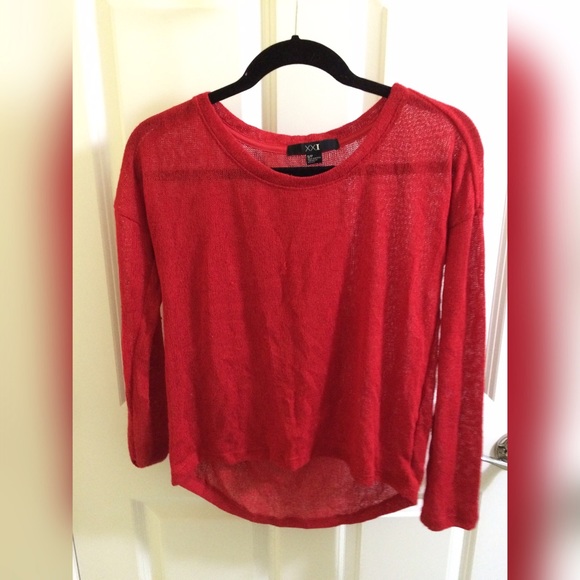 Forever 21 Red long sleeve