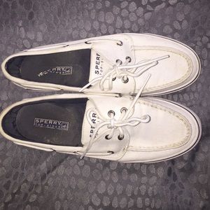 White Sperrys