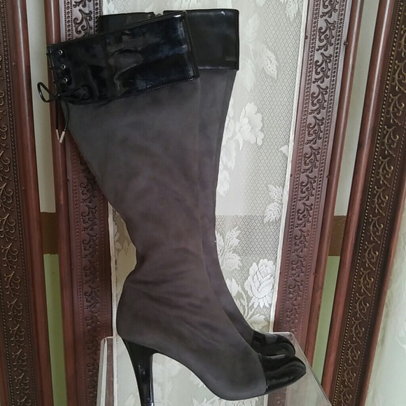 💜 Bcbgirls Gray cloth boots