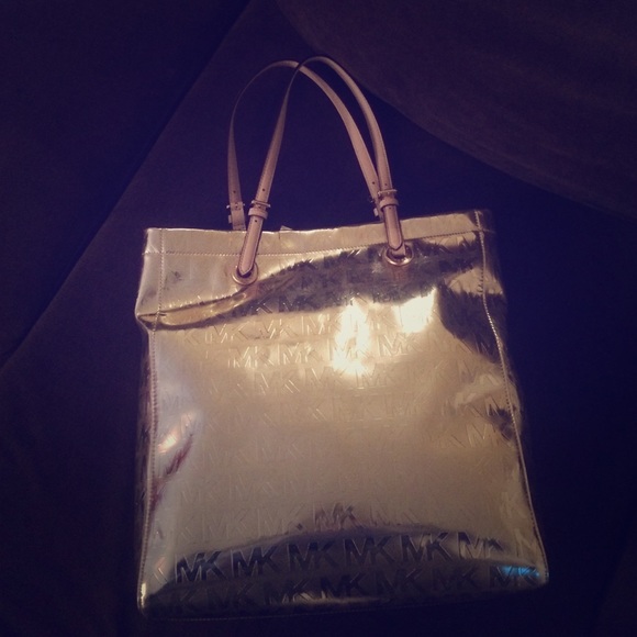 Michael Kors gold tote