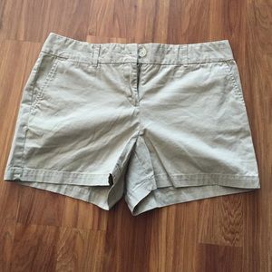 LOFT shorts, 4 inch (chino), Size 10, Khaki