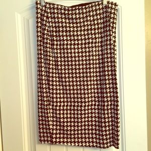 Vince Camuto houndstooth pencil skirt