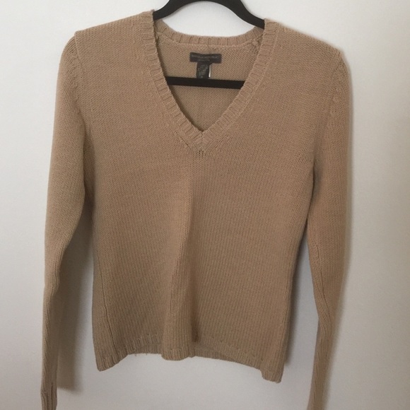 Banana Republic Tan Sweater with Stretch