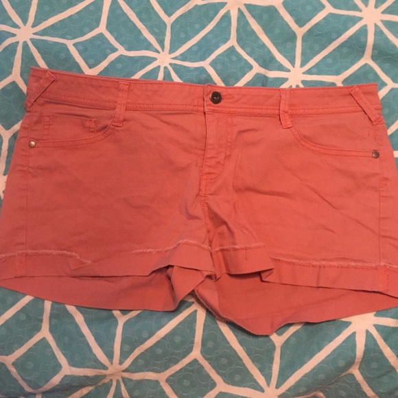 Salmon colored shorts