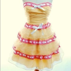 Betsey Johnson ruffle dress