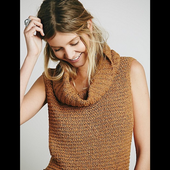 💜bundled Free People cowl neck sweater - Picture 4 of 4