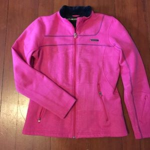 Under Armour fleece workout/running jacket size M.