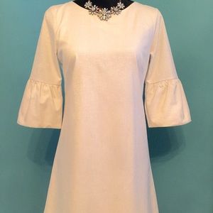 Velvet Torch White Silver Dress size small