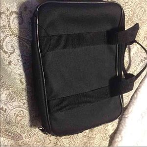 Men's black travel bag
