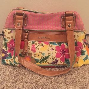 Flower patterned purse