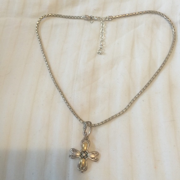 Floral Cross Necklace
