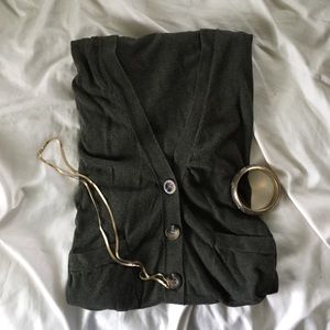 American Eagle Military Cardigan