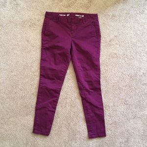 GAP skinny mini khakis