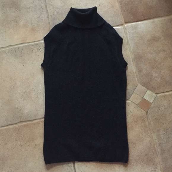 Vince ribbed turtleneck sweater/ tunic