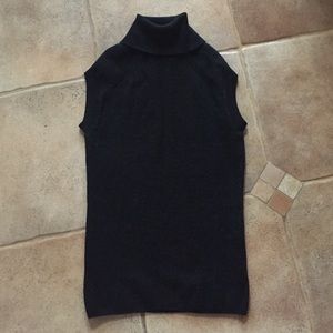 Vince ribbed turtleneck sweater/ tunic