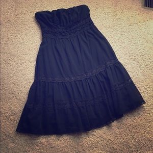 Black Limited Strapless Sundress