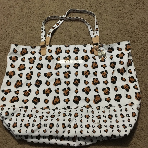 Victoria secret angel leopard tote