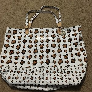 Victoria secret angel leopard tote