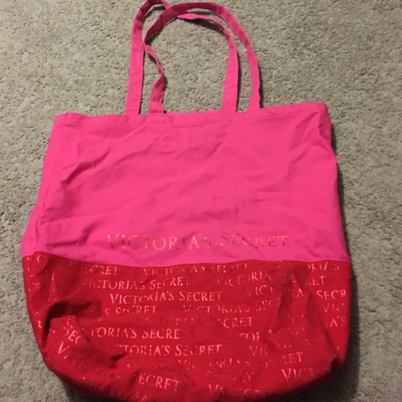 Victoria secret weekender canvas tote
