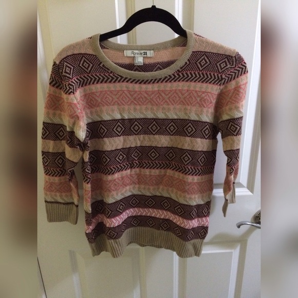 Forever 21 tribal print sweater