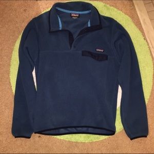 blue Patagonia Pullover men's size small