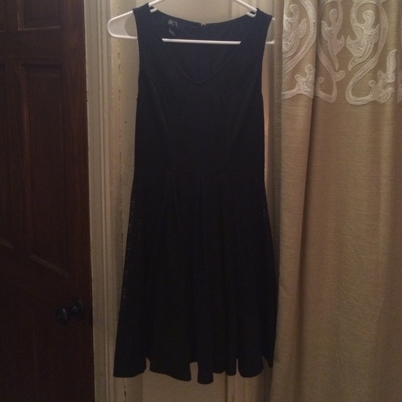 Black Lace Pattern Dress