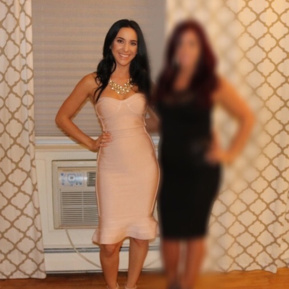 Strapless Bandage Dress