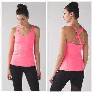 lululemon kanto catch me tank, size 6