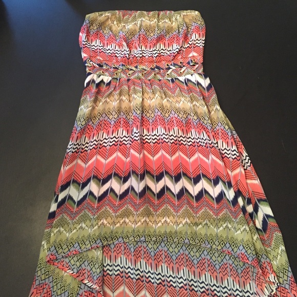 Forever 21 Tribal print, high-low dress