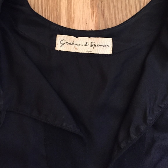 Graham & Spencer black silk tunic dress - Picture 3 of 4