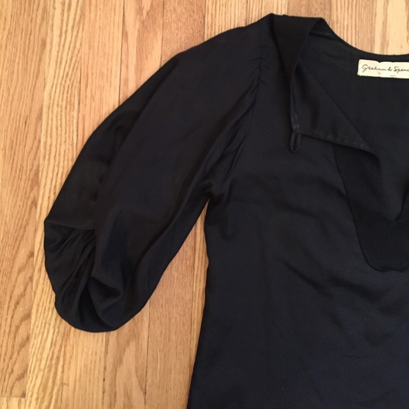 Graham & Spencer black silk tunic dress - Picture 4 of 4