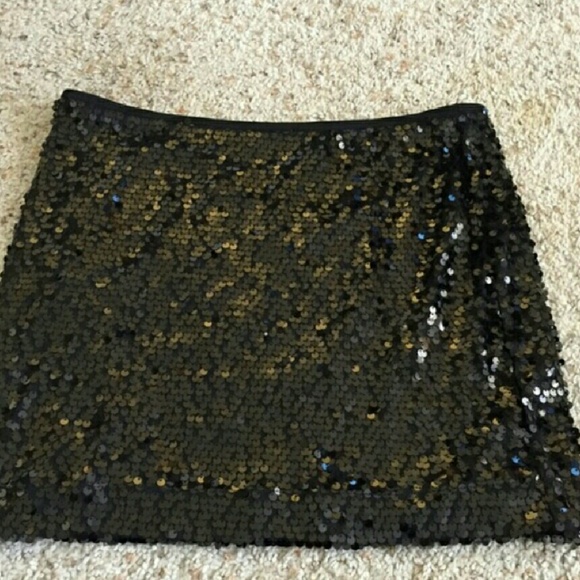 Express black sequence skirt - Picture 1 of 1