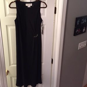 Classy long fully lined dress.