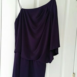 Mini cocktail purple dress