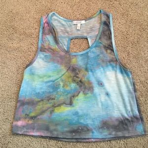 Galaxy Crop Tank Top
