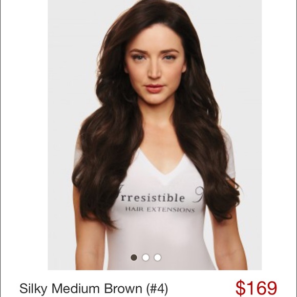 Irresistble me silky brown extensions main image 7