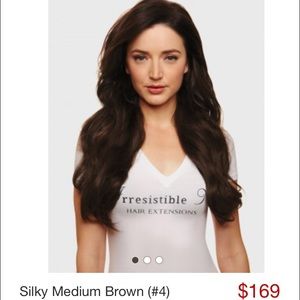 Irresistble me silky brown extensions