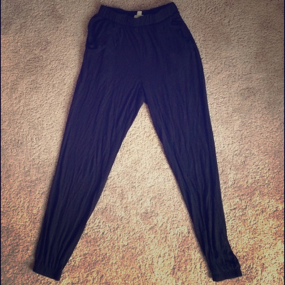Black harem pants