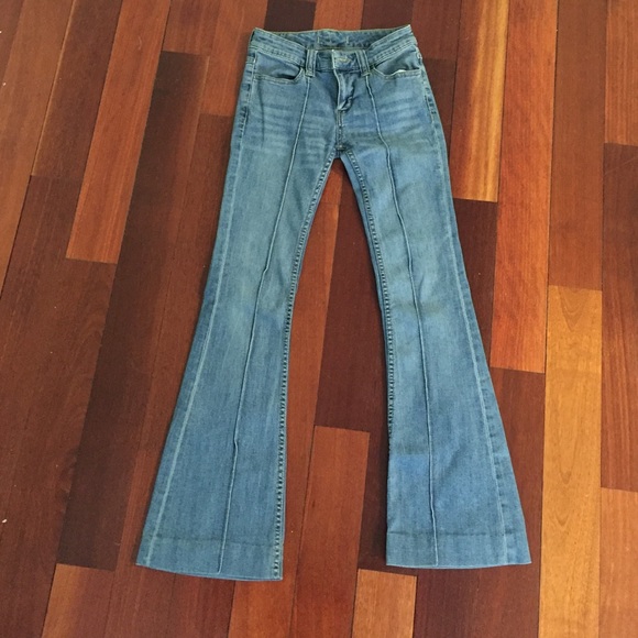 Free People mid-rise flared jeans