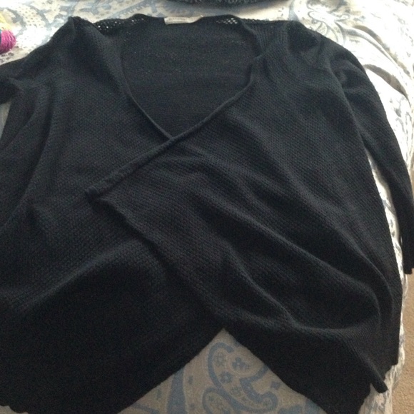 Black cardigan