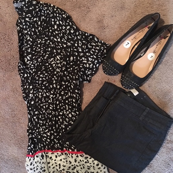 NY Collection Tops - Printed blouse